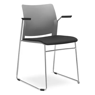 LD SEATING - Židle TREND 521-Q, BR s čalouněným sedákem