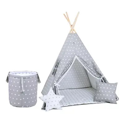 Teepee stan set šedý varianta: premium