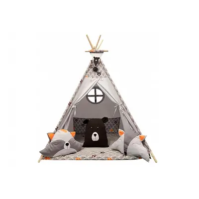 ELIS DESIGN Teepee stan Lesní zvířátka