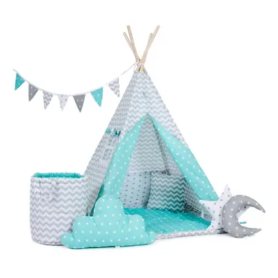 ELIS DESIGN Set teepee stan Cik cak mátový varianta: luxury