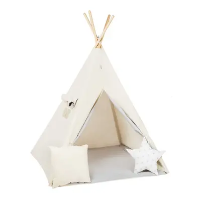 Teepee stan set pro děti béžový varianta: standard