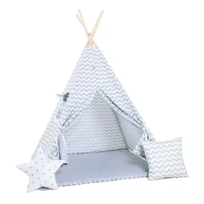 ELIS DESIGN Set teepee stan Cik cak bílý varianta: standard