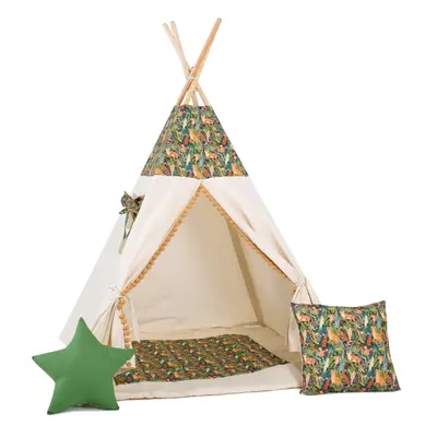 ELIS DESIGN Set teepee stan Džungle varianta: standard