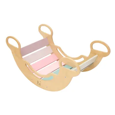 ELIS DESIGN Montessori houpačka 6in1 smile pastel