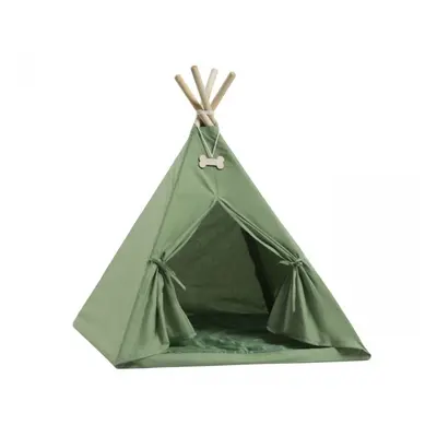 ELIS DESIGN Domeček pro zvířata - teepee stan zelený