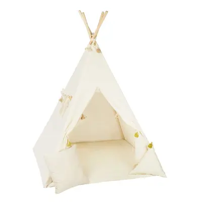 ELIS DESIGN Set teepee stan Krémový se střapci varianta: standard