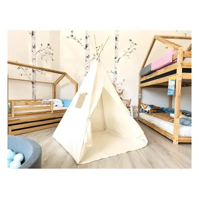 ELIS DESIGN Teepee stan pro děti Smetanový