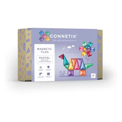 Connetix Tiles Magnetická stavebnice Pastel mini 32 ks