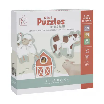 Little Dutch Puzzle 6v1 Farma