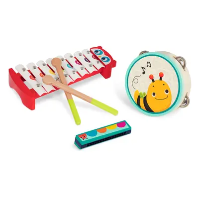 B-Toys Hudební nástroje dřevěné Mini Melody Band