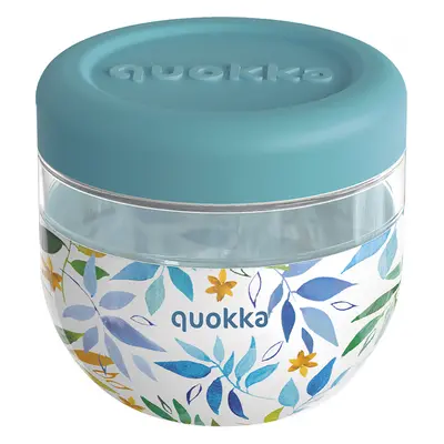 Quokka Plastová nádoba na jídlo Bubble Watercolor Leaves 770 ml