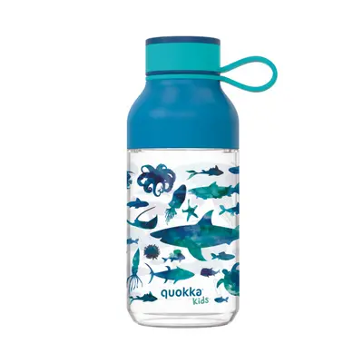 Quokka Plastová láhev Ice Kids s poutkem Sea Animals 430 ml