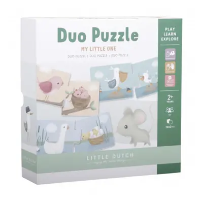 Little Dutch Duo puzzle Květiny a motýli