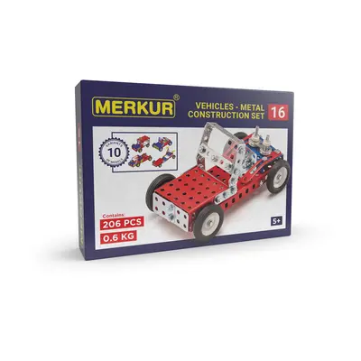 Merkur - stavebnice Merkur 016 Buggy, 206 dílů, 10 modelů