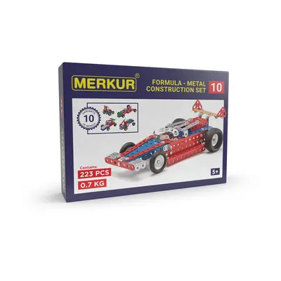 Merkur - stavebnice Merkur 010 Formule, 223 dílů, 10 modelů