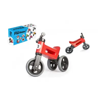 Teddies Odrážedlo FUNNY WHEELS Rider Sport červené 2v1