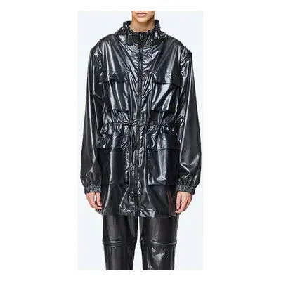 Pláštěnka (parka) Rains Ultralight Zip Off Parka 1846 SHADOW BLACK černá barva