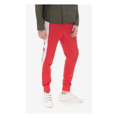 Tepláky Puma červená barva, s aplikací, 530098.11-red