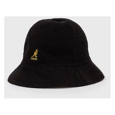 Klobouk Kangol černá barva, 0397BC.BG991-BG991