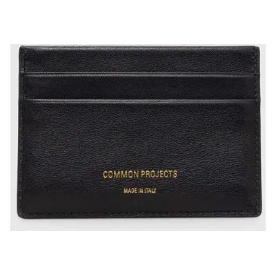 Kožené pouzdro na karty Common Projects Multi Card Holder černá barva, 9177