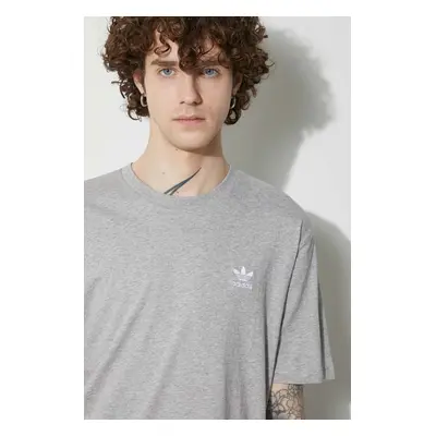 Bavlněné tričko adidas Originals Essential Tee šedá barva, IR9692