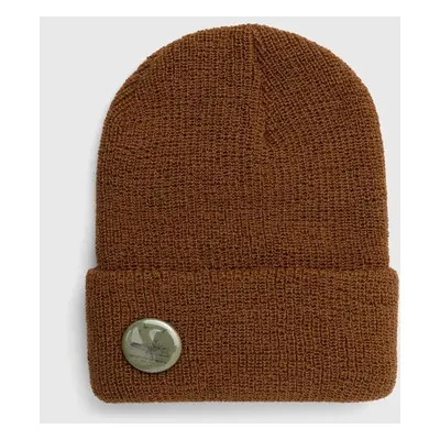 Vlněná čepice Engineered Garments Watch Cap hnědá barva, 23F1H037.R03