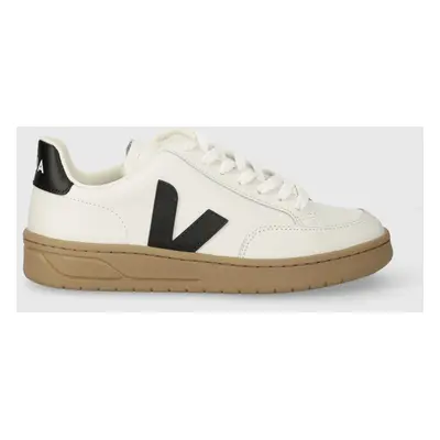 Kožené sneakers boty Veja V-12 bílá barva, XD0203640