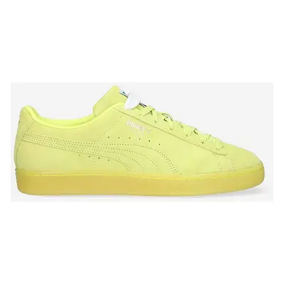 Semišové sneakers boty Puma Classic XXI žlutá barva, 374915.73-yellow