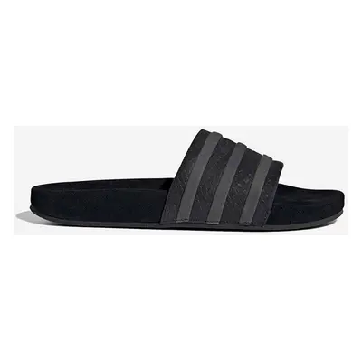 Kožené pantofle adidas Originals Adilette FZ6451 černá barva, FZ6451-black