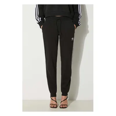 Tepláky adidas Originals černá barva, s aplikací, IB7455-black