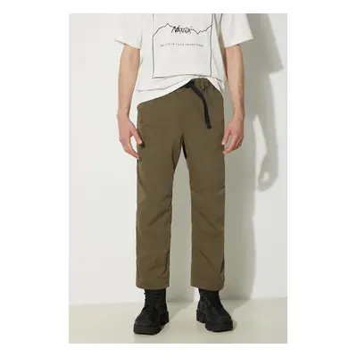 Kalhoty Nanga Hinoc Ripstop Field Pants pánské, zelená barva, jednoduché, NW2421.1I203.A