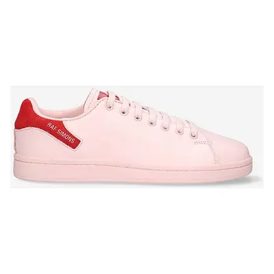 Kožené sneakers boty Raf Simons Orion HR760002L 0310 růžová barva