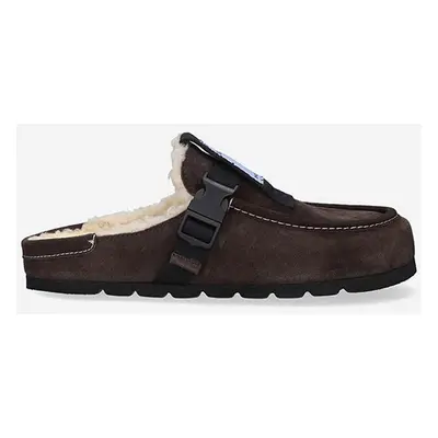 Semišové pantofle MCQ Grow-Up hnědá barva, 682023R27982123-BROWN