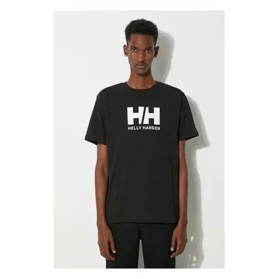 Tričko Helly Hansen HH LOGO T-SHIRT bílá barva, s aplikací, 33979