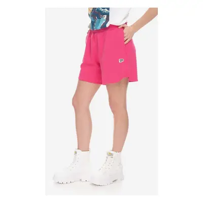 Kraťasy Puma dámské, růžová barva, hladké, high waist, 538361.25-pink