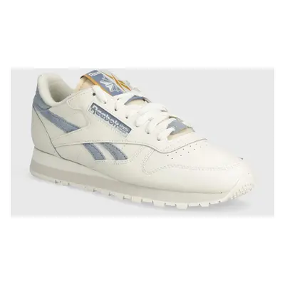 Kožené sneakers boty Reebok Classic Classic Leather béžová barva, 100074347