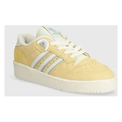 Semišové sneakers boty adidas Originals Rivalry Low W béžová barva, IF6257