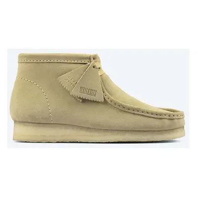 Semišové polobotky Clarks Originals Wallabee Boot pánské, 26155516