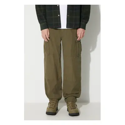 Kalhoty Stan Ray CARGO PANT pánské, zelená barva, ve střihu cargo, AW2310211