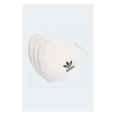 Ochranná rouška adidas Originals Face Covers M/L 3-pack HB7850-white