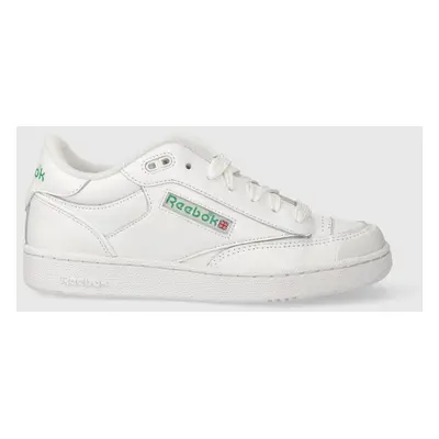 Kožené sneakers boty Reebok bílá barva