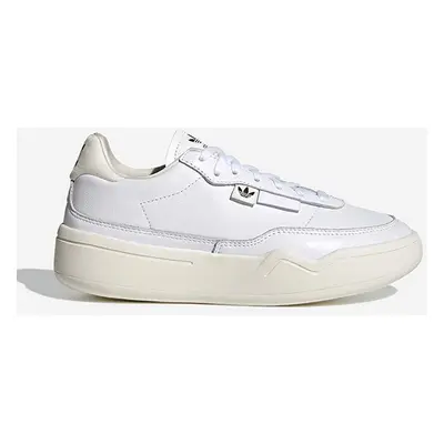 Kožené sneakers boty adidas Originals Her Court bílá barva, GY3579-white