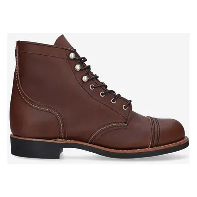 Kožené boty Red Wing hnědá barva, 3365