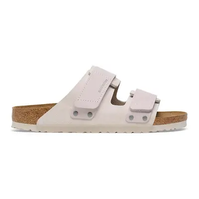 Semišové pantofle Birkenstock Uji bílá barva, 1024800