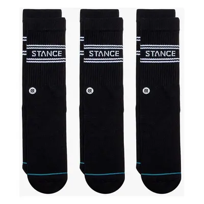 Ponožky Stance Basic 3-pack černá barva, A556D20SRO-WHT