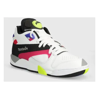 Kožené sneakers boty Reebok Classic Court Victory Pump bílá barva, 100203236