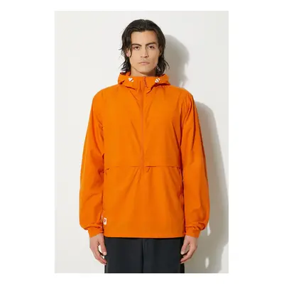 Bunda Fjallraven High Coast Lite Anorak M F82601 207 pánská, oranžová barva, přechodná