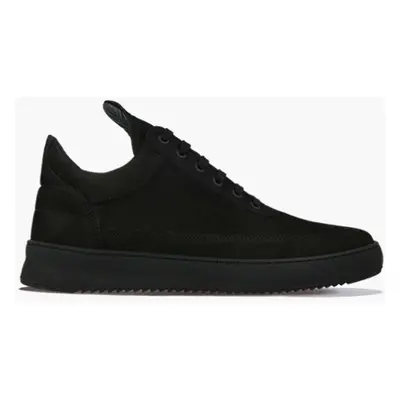 Semišové sneakers boty Filling Pieces Low Top Ripple černá barva, 30425441861