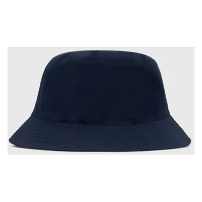 Oboustranný klobouk Barbour Hutton Reversible Bucket Hat tmavomodrá barva, MHA0839