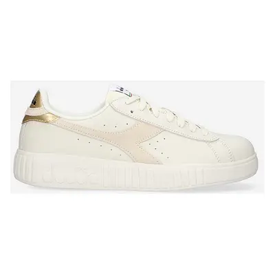 Kožené sneakers boty Diadora Step Premium Tumbled Leather béžová barva, 501.178738.D0335-D0335